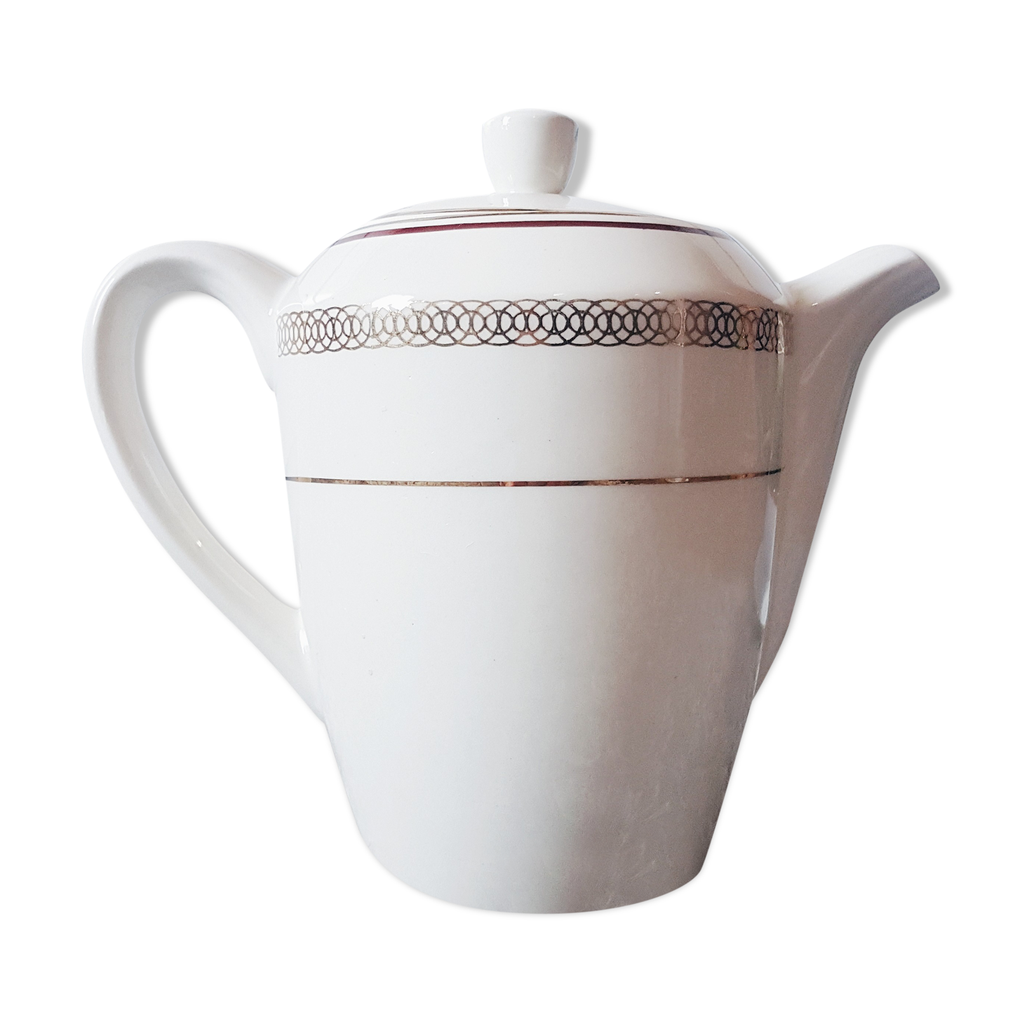 Cafetière théière en porcelaine de Gien