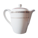 Former Gien Porcelain Teapot Cafeteria