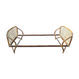 Rattan basket bed