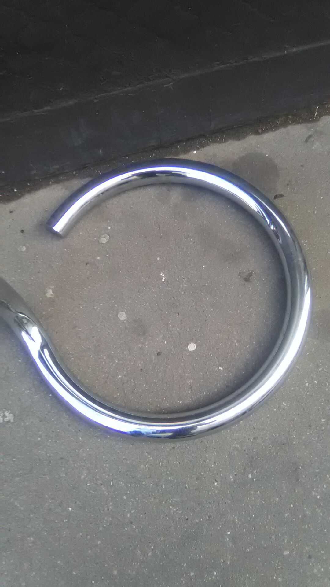 Chrome design arco floor lamp