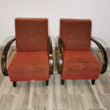 Pair of armchairs by Jindrich Halabala