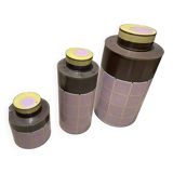 Set of 3 vintage decorative pots – Fabienne Jouvin,