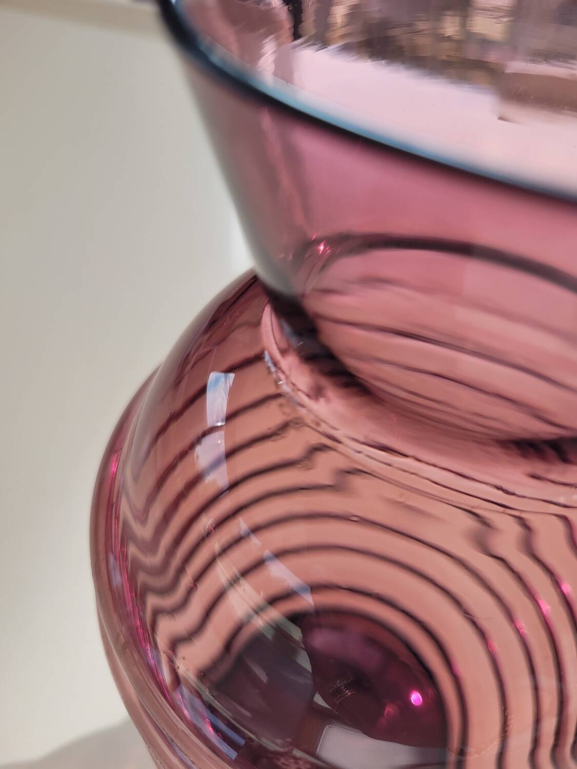 Art Deco style glass vase