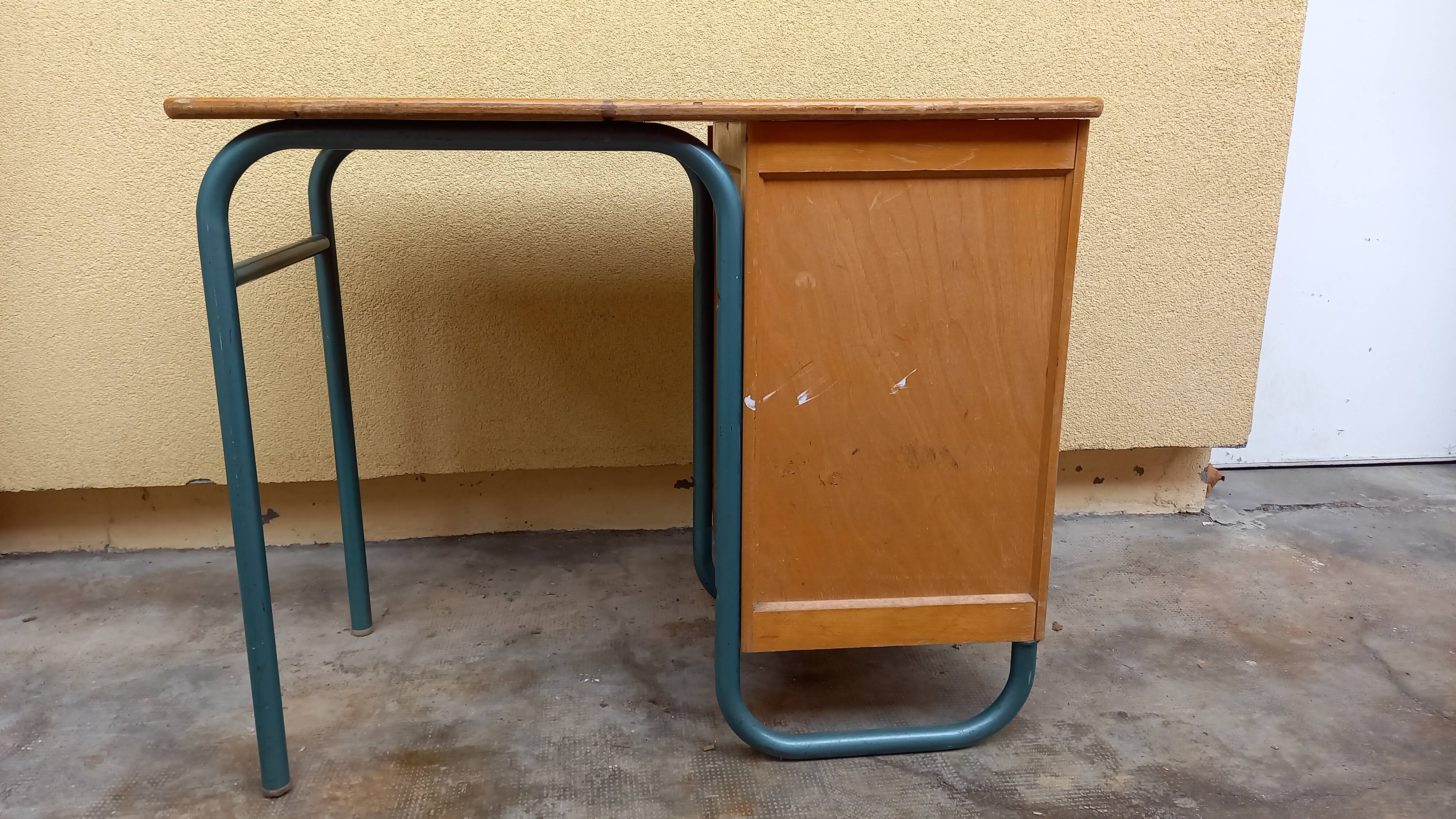 Cabinet and school desk