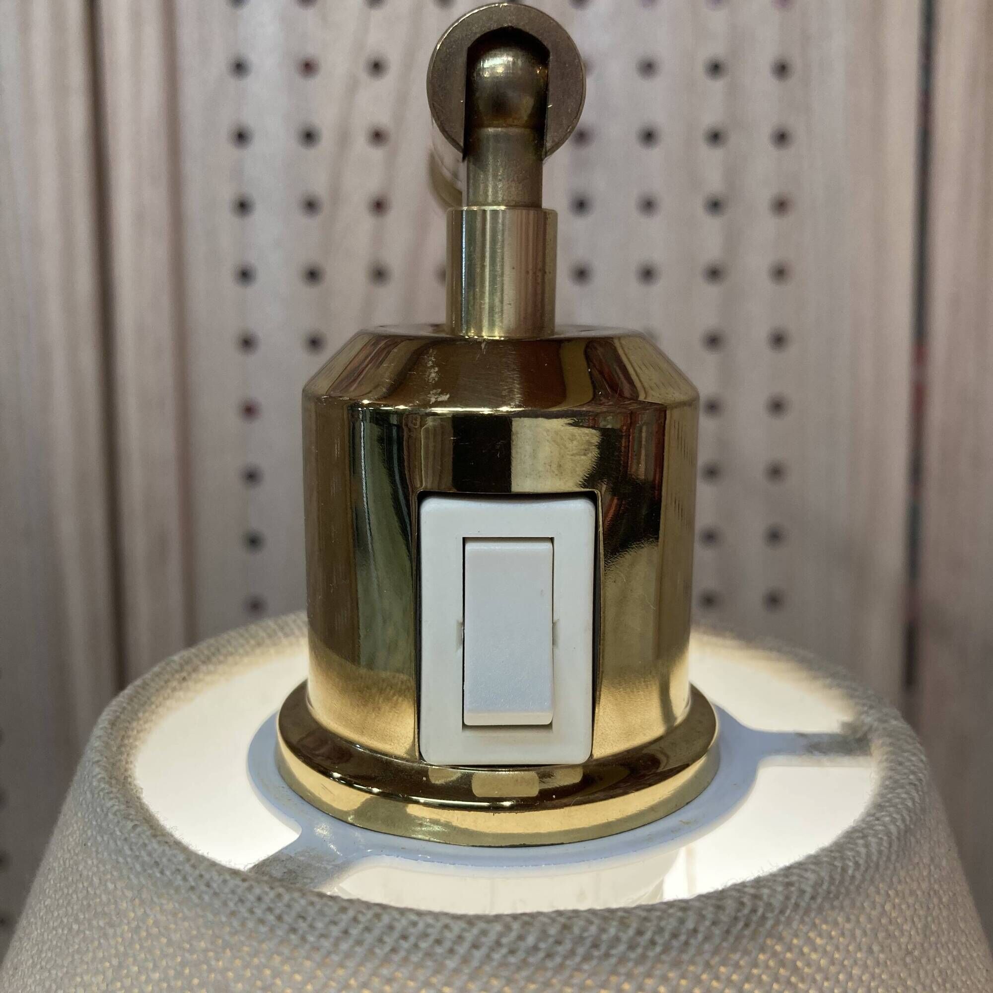 LARGE TELESCOPIC METAL WALL LIGHT DESIGN 1960.
