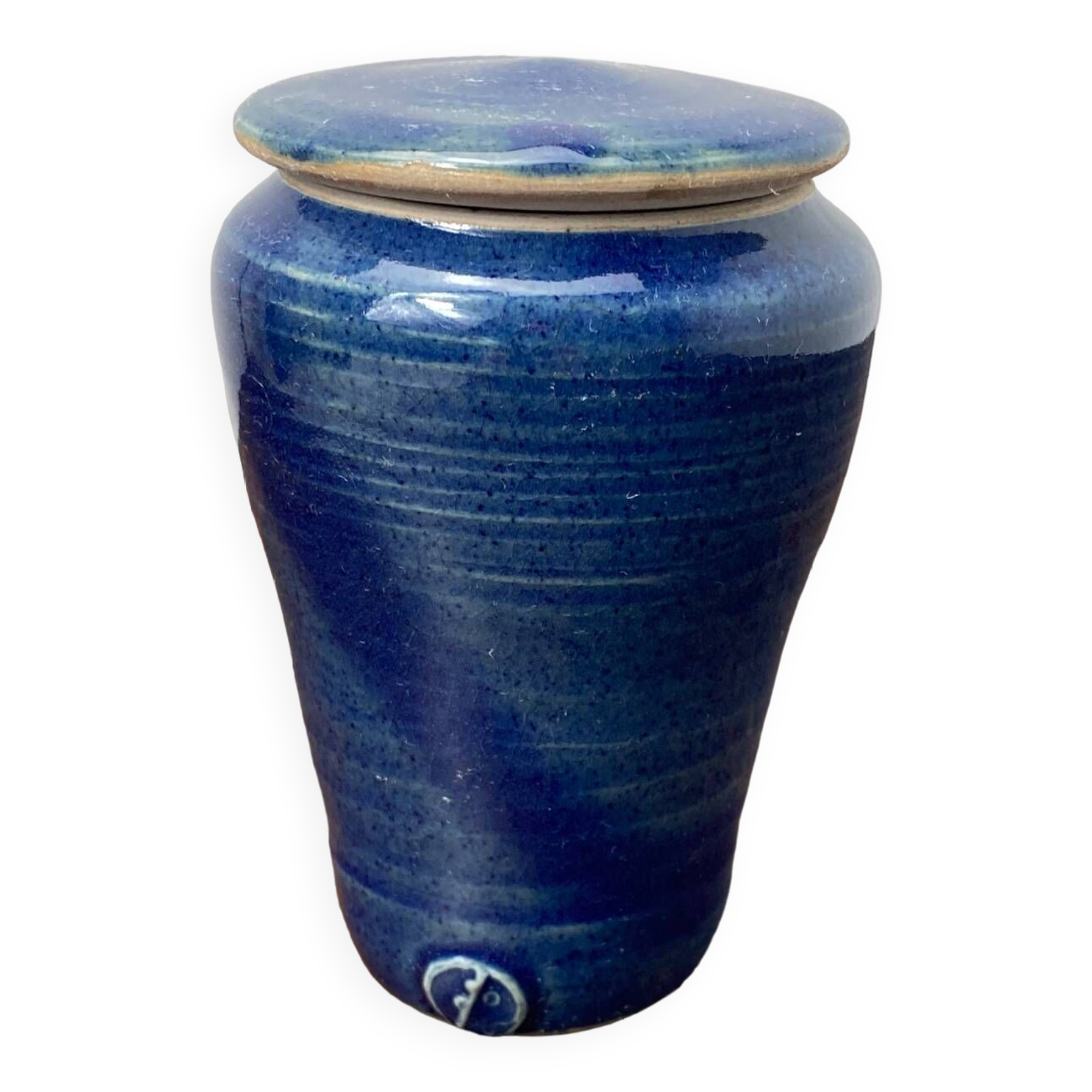 Glazed ceramic candy dish