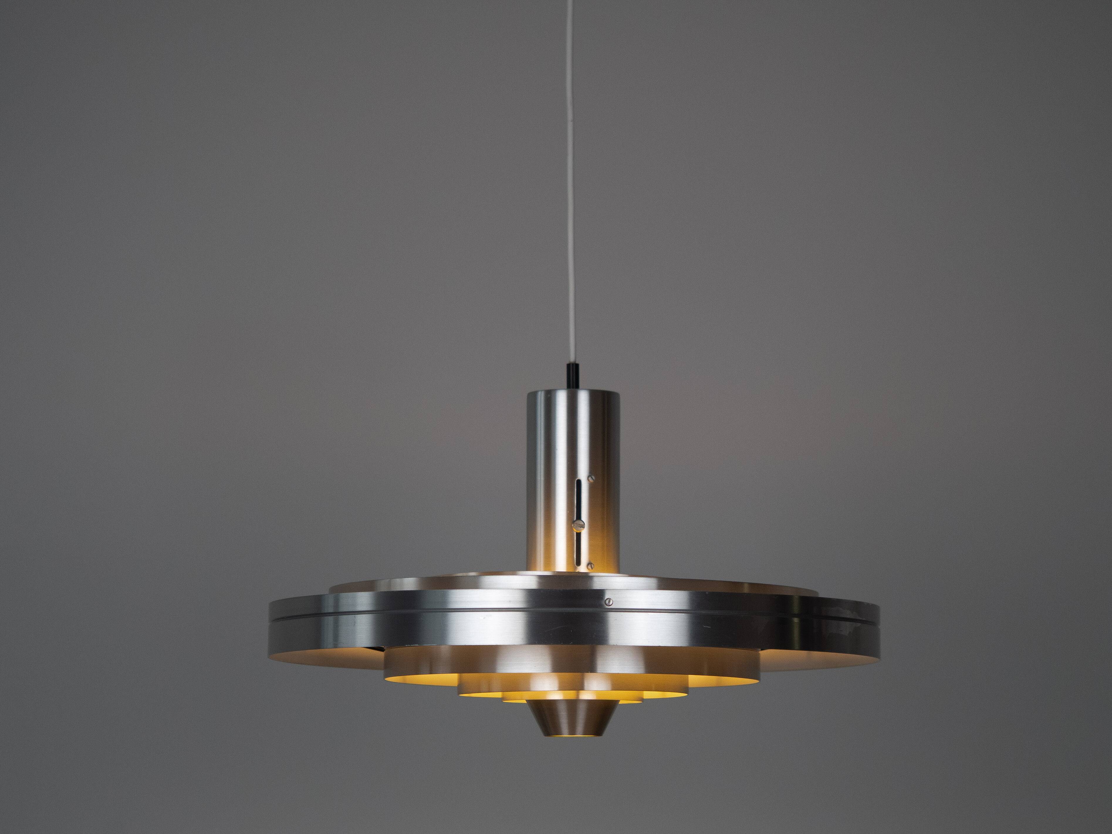 Lampe suspendue vintage danoise Fibonacci par Sophus Frandsen, Fog og Morup 1965