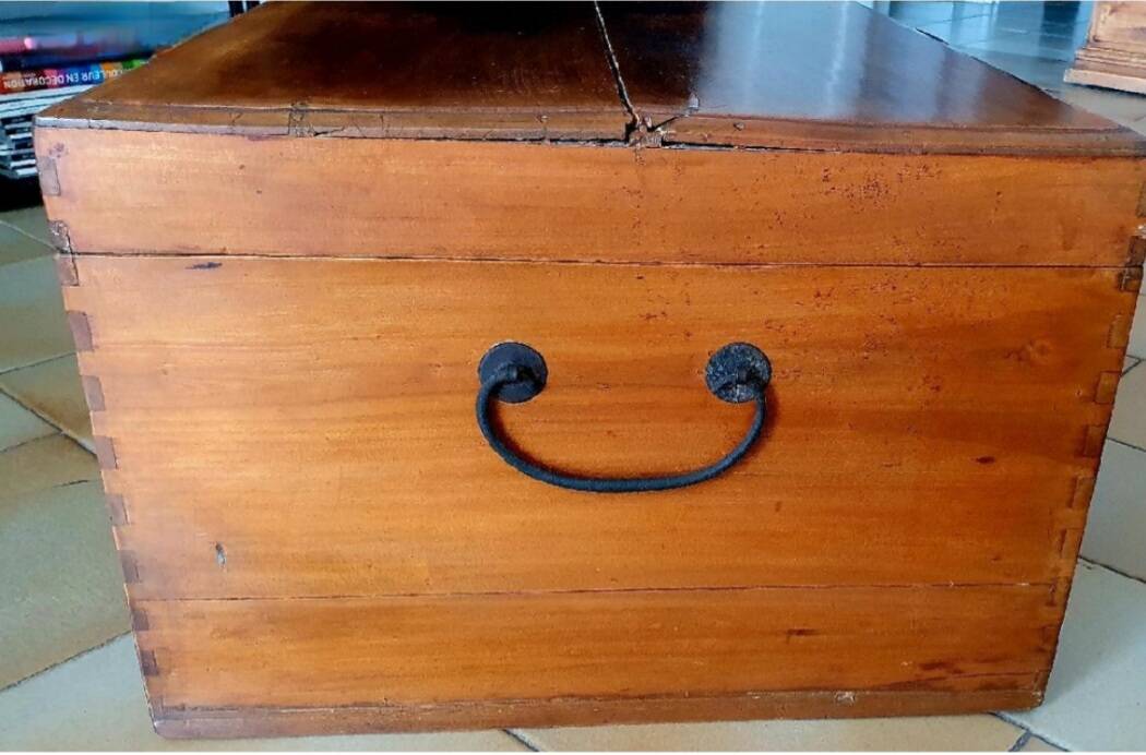Chinese mahogany chest