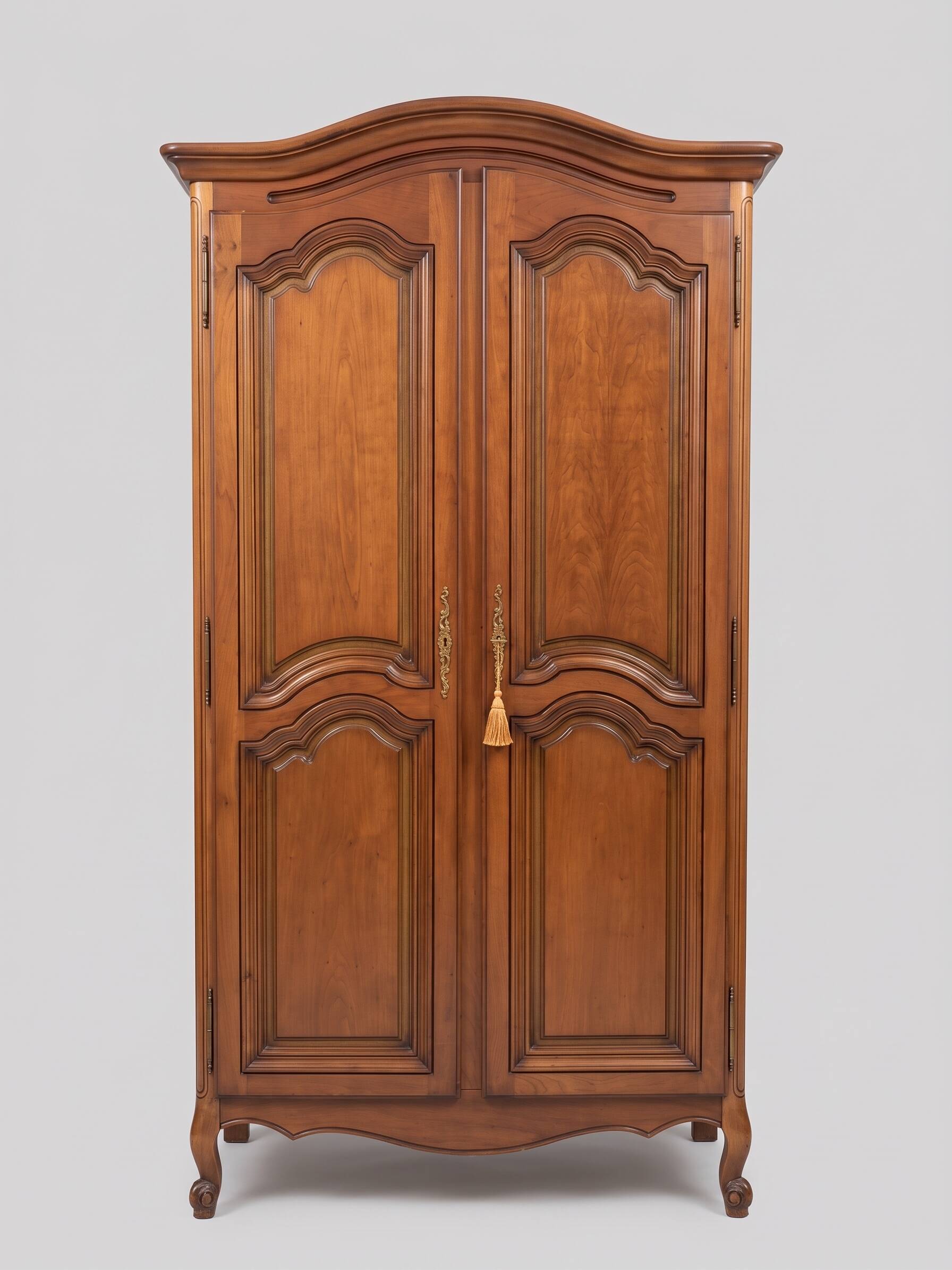 Armoire style Louis XV en merisier 2 portes