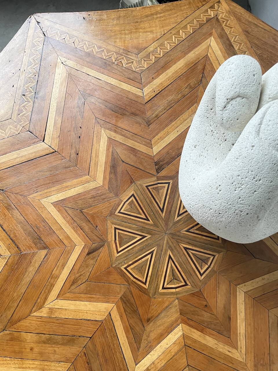 19th century inlaid side table