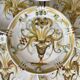 Hand-painted dessert plates Keraluc Quimper Brittany