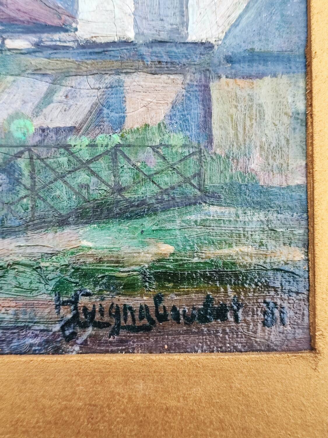 Oil painting - by H.Guignabaude