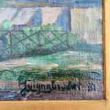 Peinture à l'huile - par H.Guignabaude