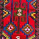 Turkish kilim runner 295x90 cm, vintage kelim rug, eagles and scorpions 2513