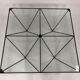 Table low vintage 60s/70s design steel wire