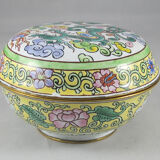 Chinese enamelled bronze box
