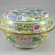 Chinese enamelled bronze box