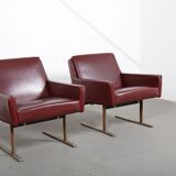Lot de 4 fauteuils Wilkhahn Flexor et une table basse par Georg Leowald