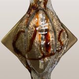 Lámpara colgante vintage de cristal de Murano de Mazzega, 1960