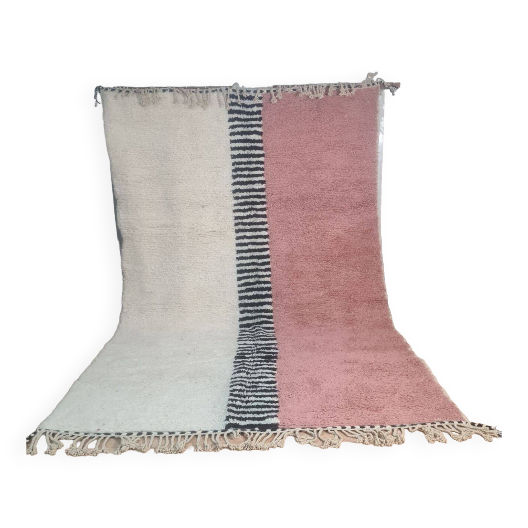 Handmade wool Berber rug 300X200 cm