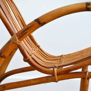 Rattan rocking chair Rohe Noordwolde 50/60s