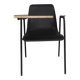 Chaise d'école vintage 1950 à tablette écritoire – Style Prouvé / Hitier