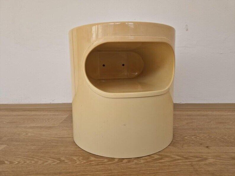 Midcentury Space Age Side Table Artemide, design Emma Gismondi, Italy, 1960s