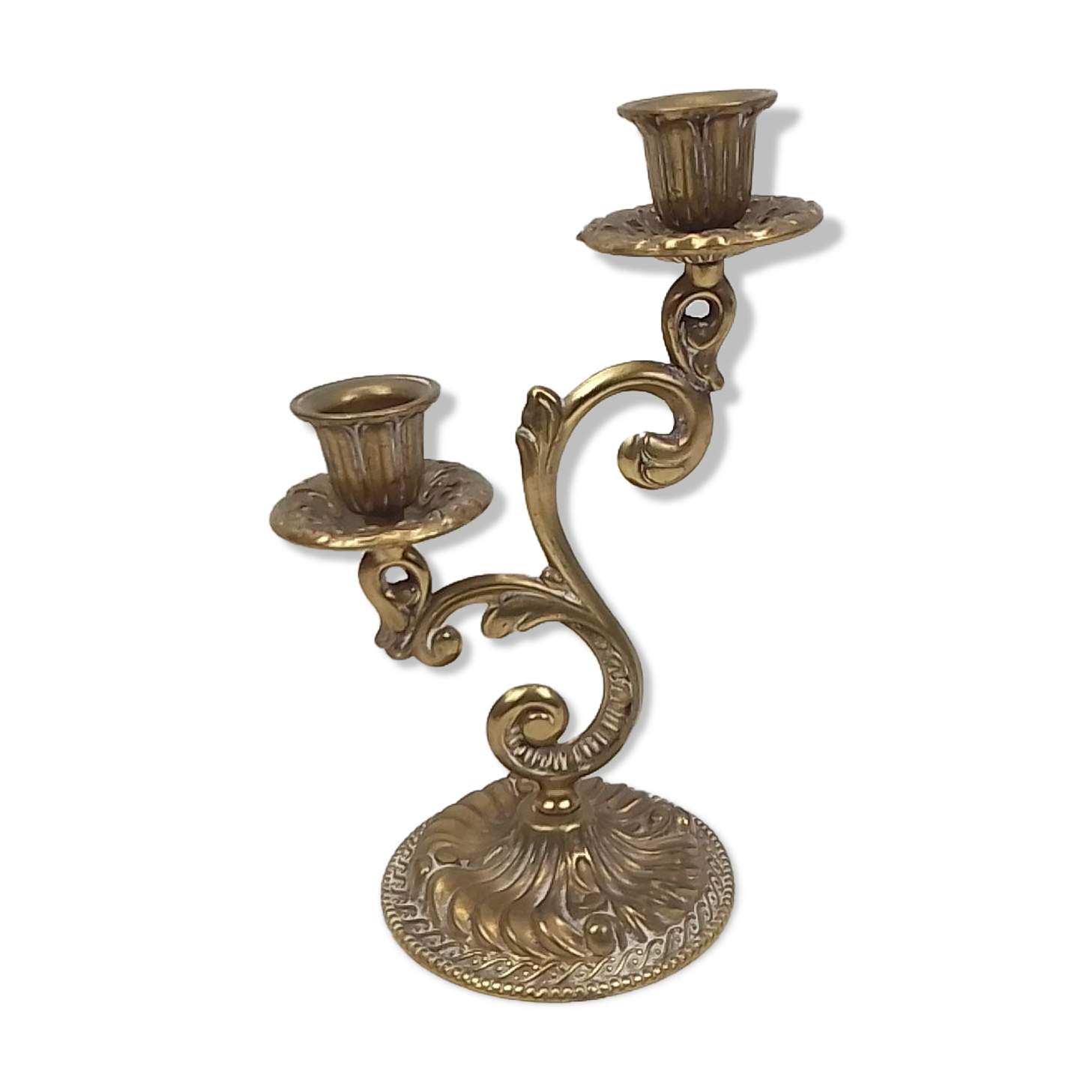 Brass chandelier 2 branches