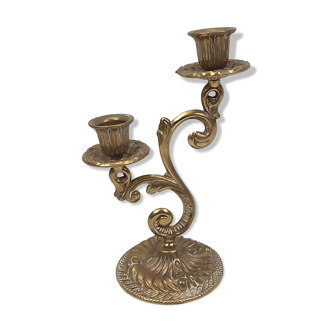 Brass chandelier 2 branches