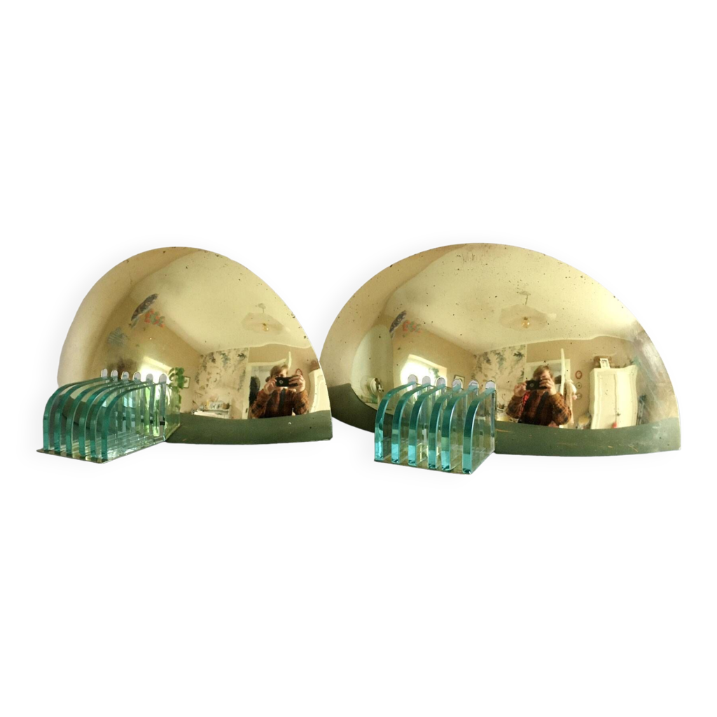 Perzel style Art Deco wall lights Selency