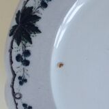 Series of 4 plates to dessert XIX