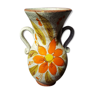 Ancien vase avec anses céramique