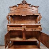 Louis XV style sideboard in solid walnut circa 1880