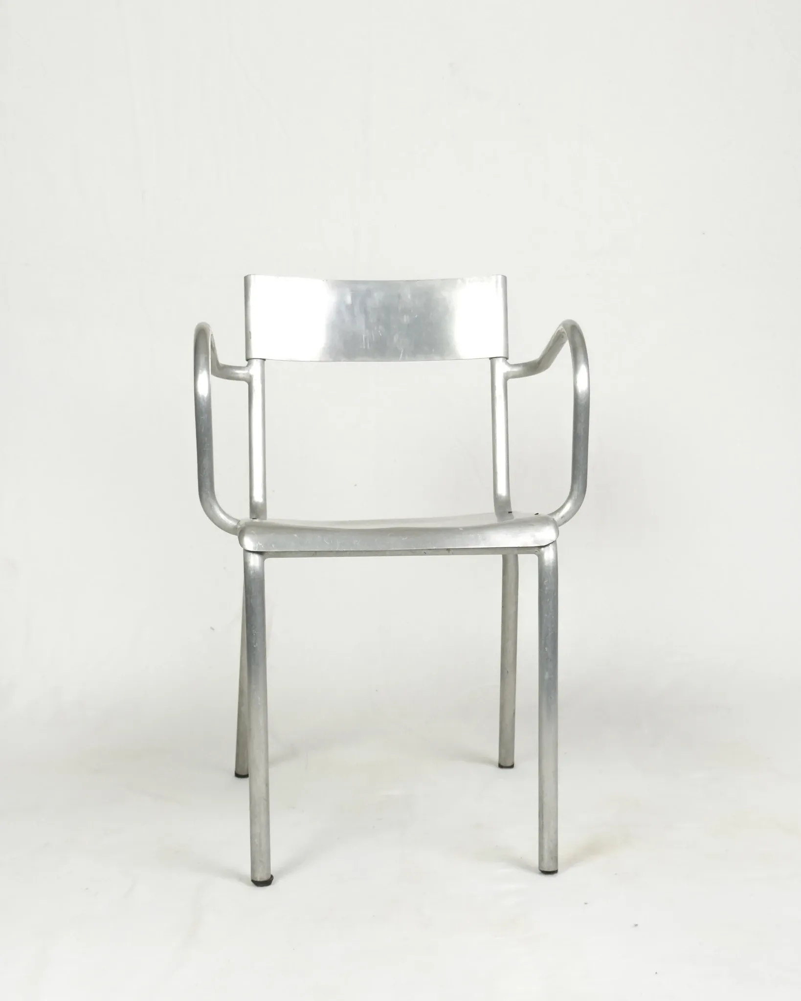 Aluminium armchairs by Castagna, Sale Marasino, Italy, 1930s - set of 2