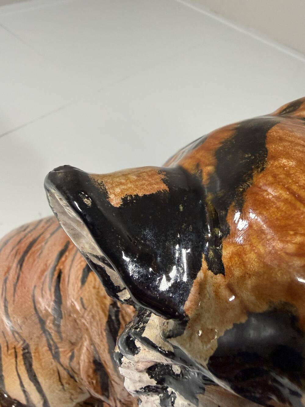 Large Italian ceramic tiger 1970’s