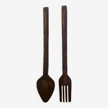 African wood cutlery