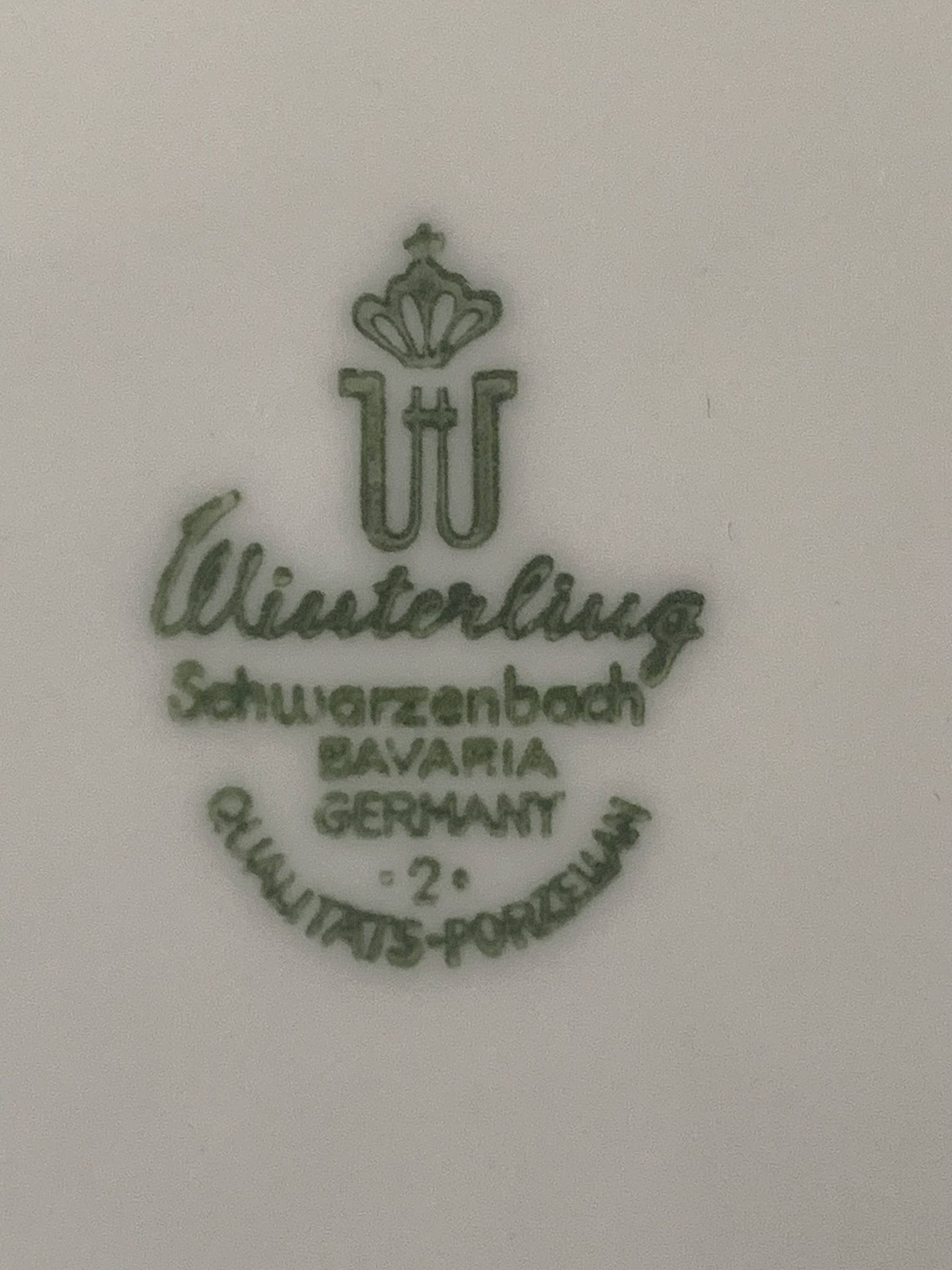 Assiettes Winterling
