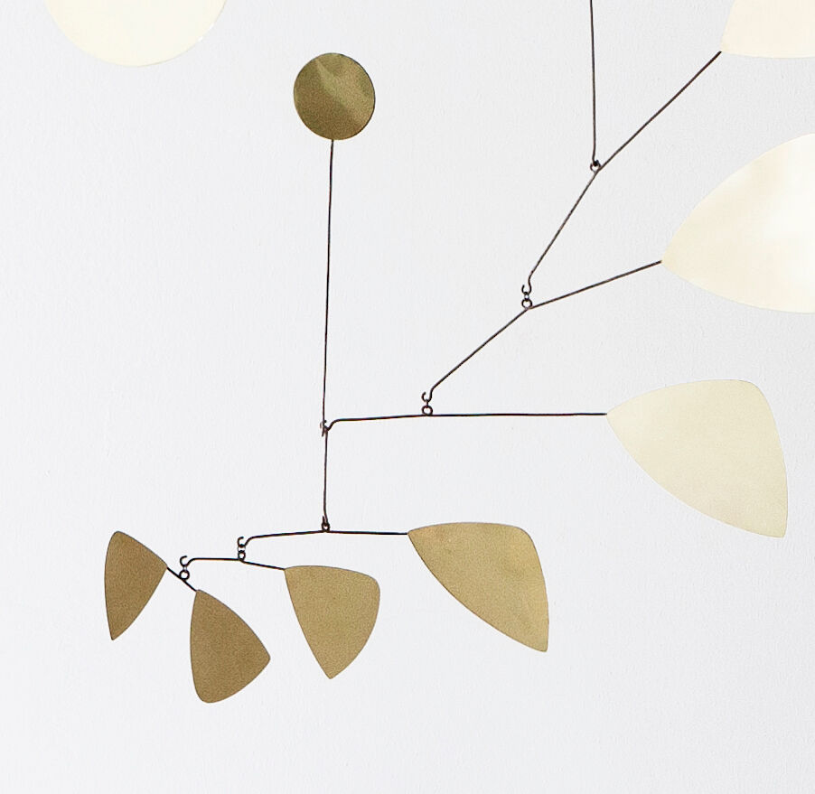 Mobile modernist brass 65 x 70