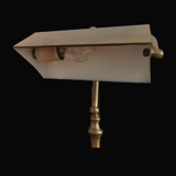 Vintage brass bankers desk lamp library light