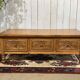 Teak coffee table, Indian craftsmanship from the 1970s.