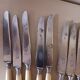 Antique knives in Bakelite and steel.