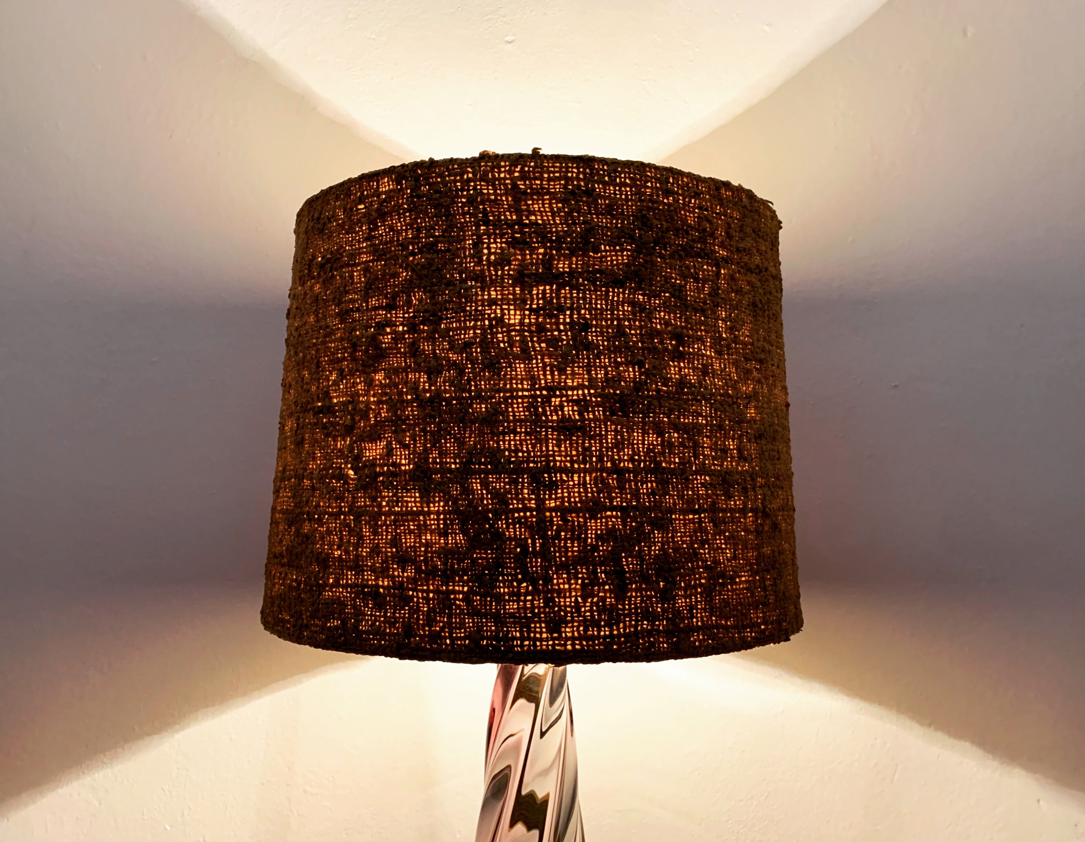 Large Murano glass table lamp