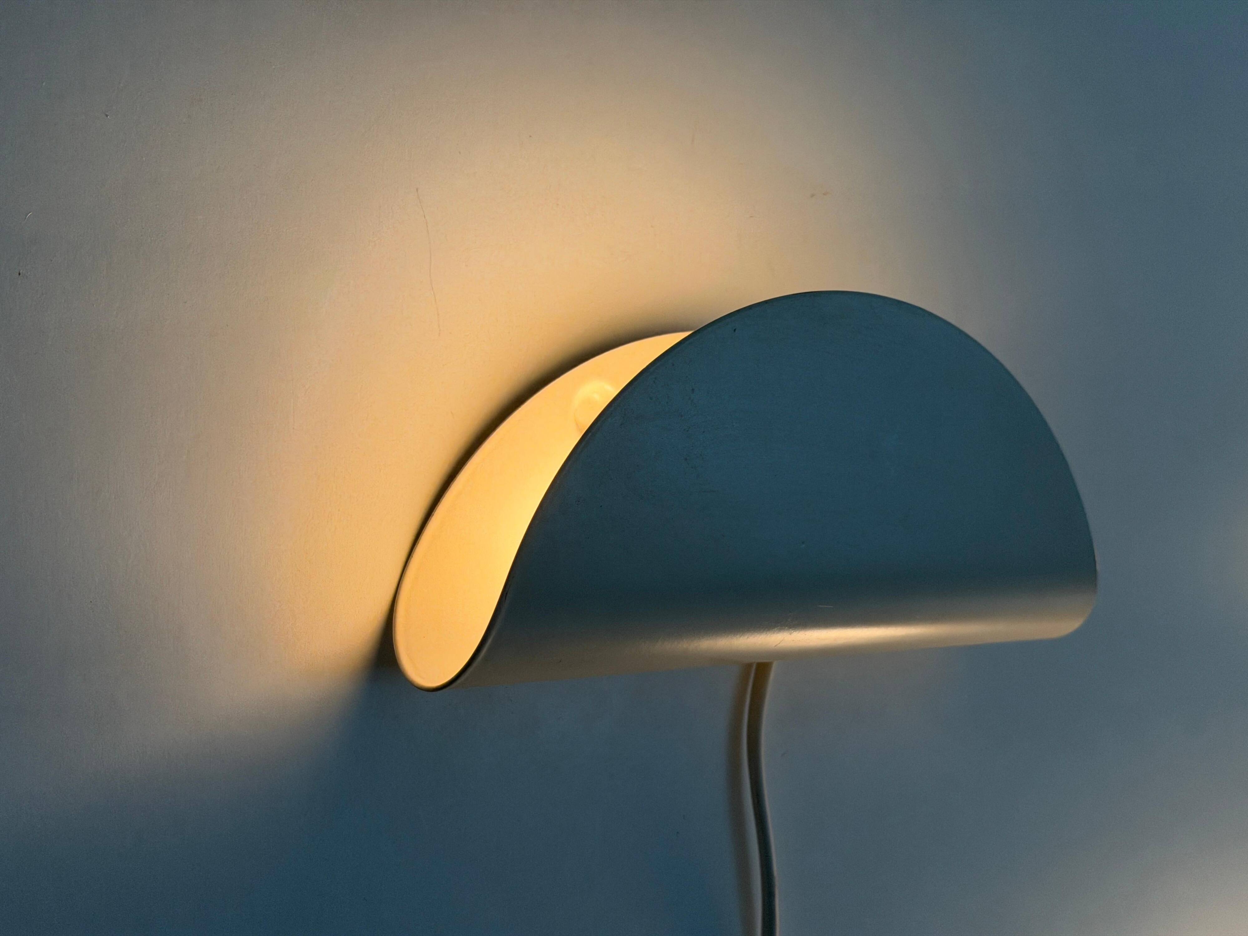 Set of three cream metal wall lights by Nordlux, 1980s, Sweden.