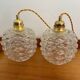 Old vintage glass globe lamp worked