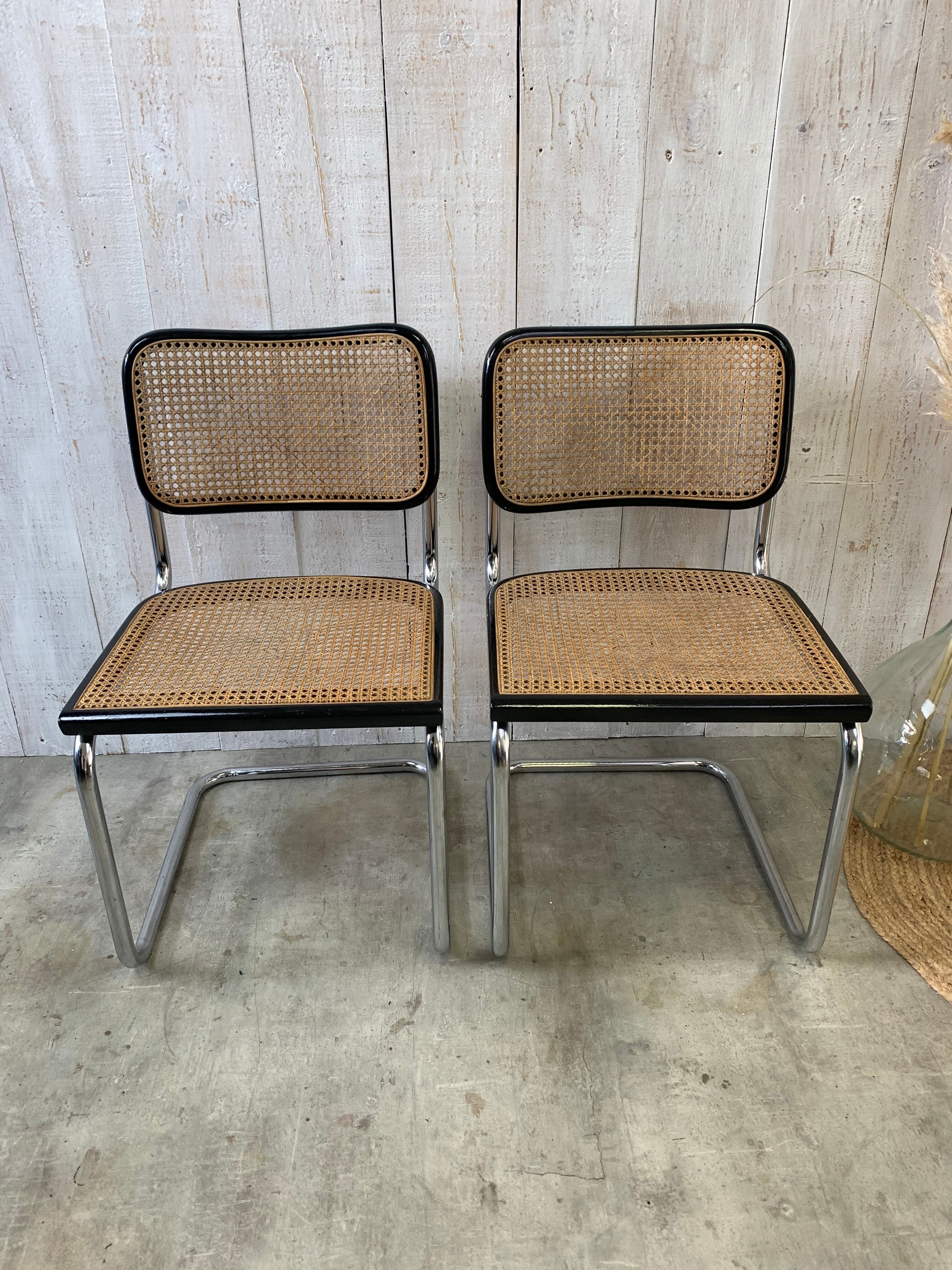 Pair of B32 Breuer chairs