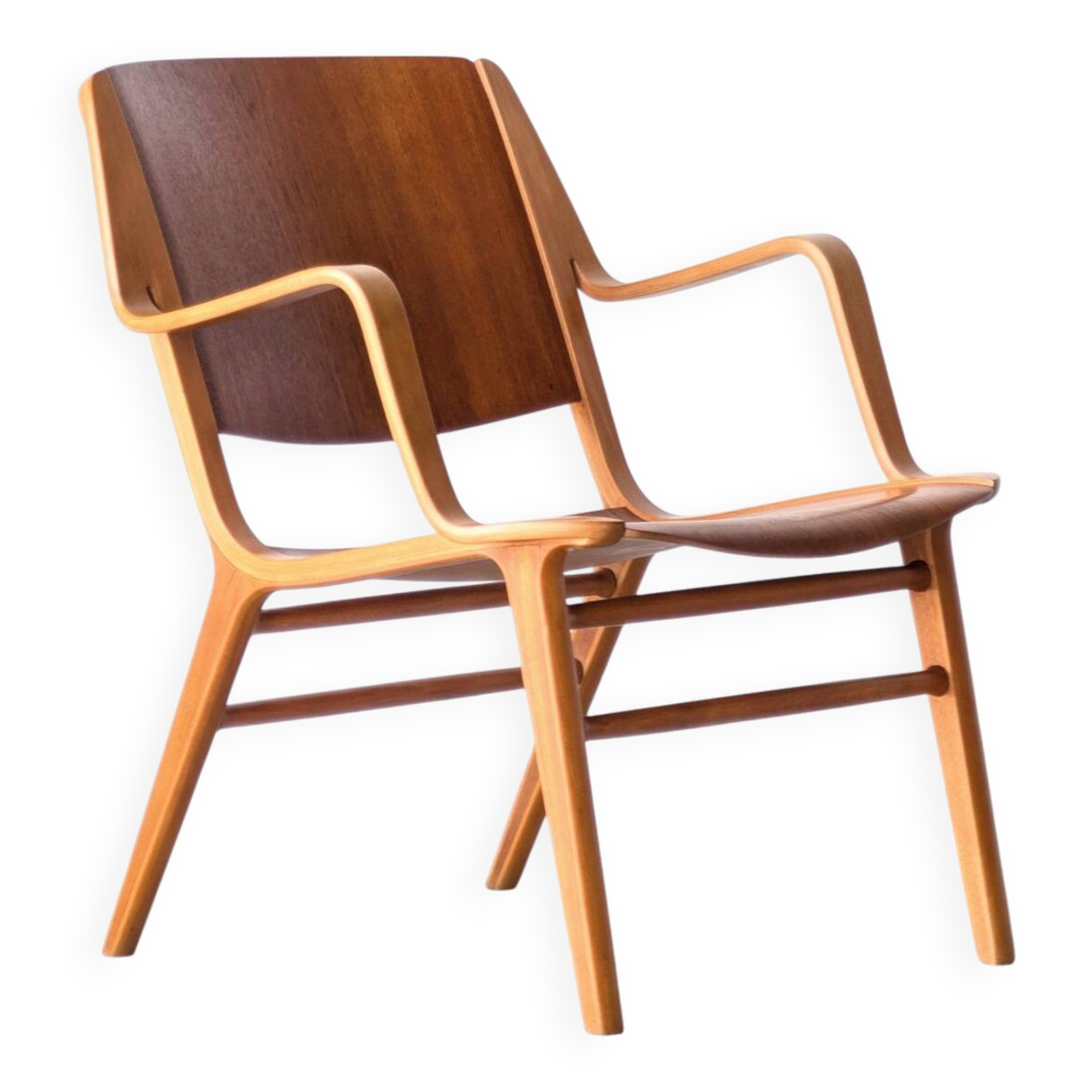 Danish vintage armchair model Ax, Peter Hvidt ed. Fritz Hansen, 1950s