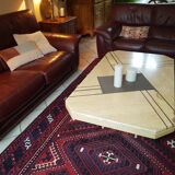 Table basse travertin