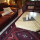 Travertine coffee table
