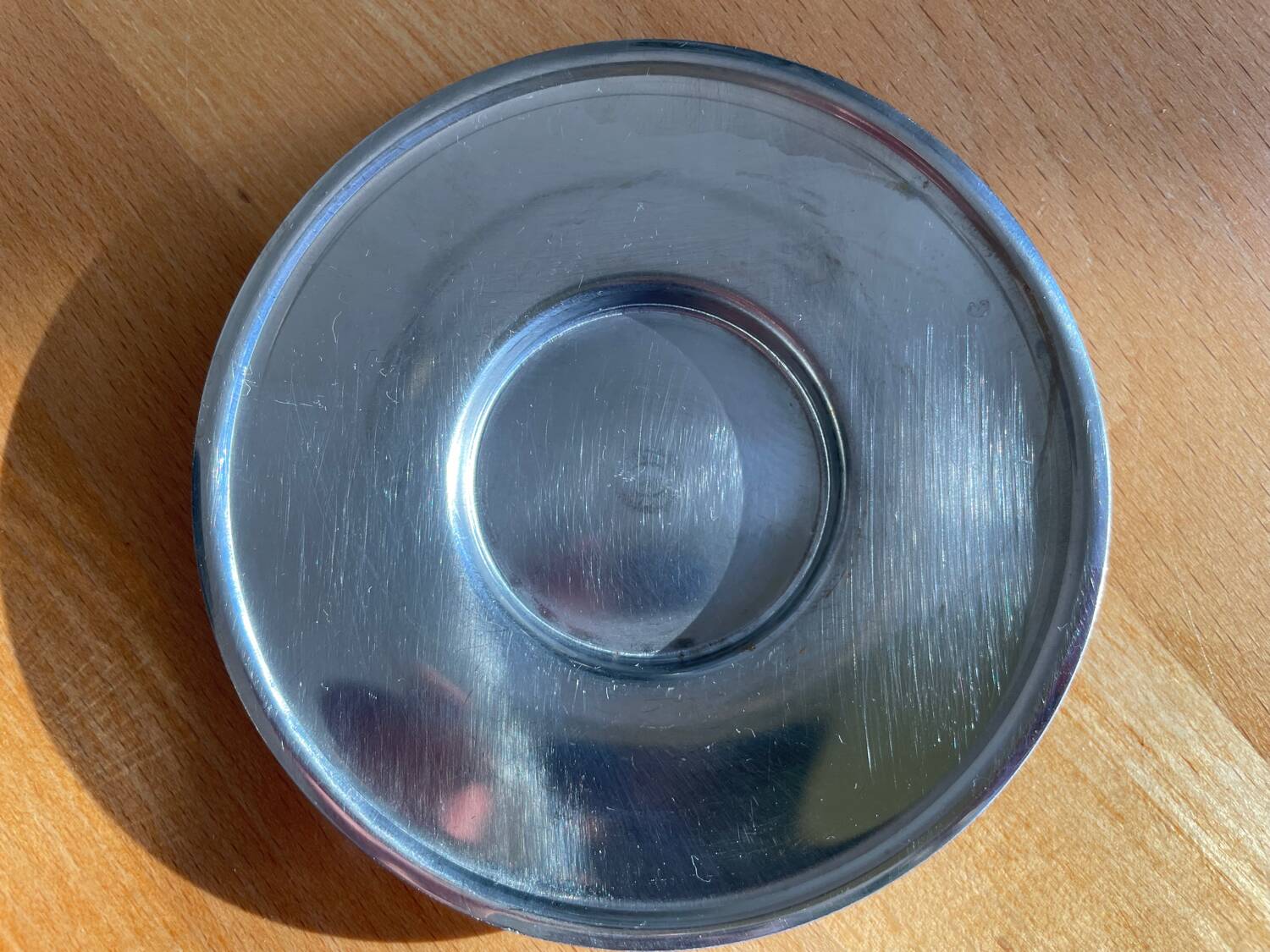 Casalinghi STO stainless steel cups, vintage 70s Italian design