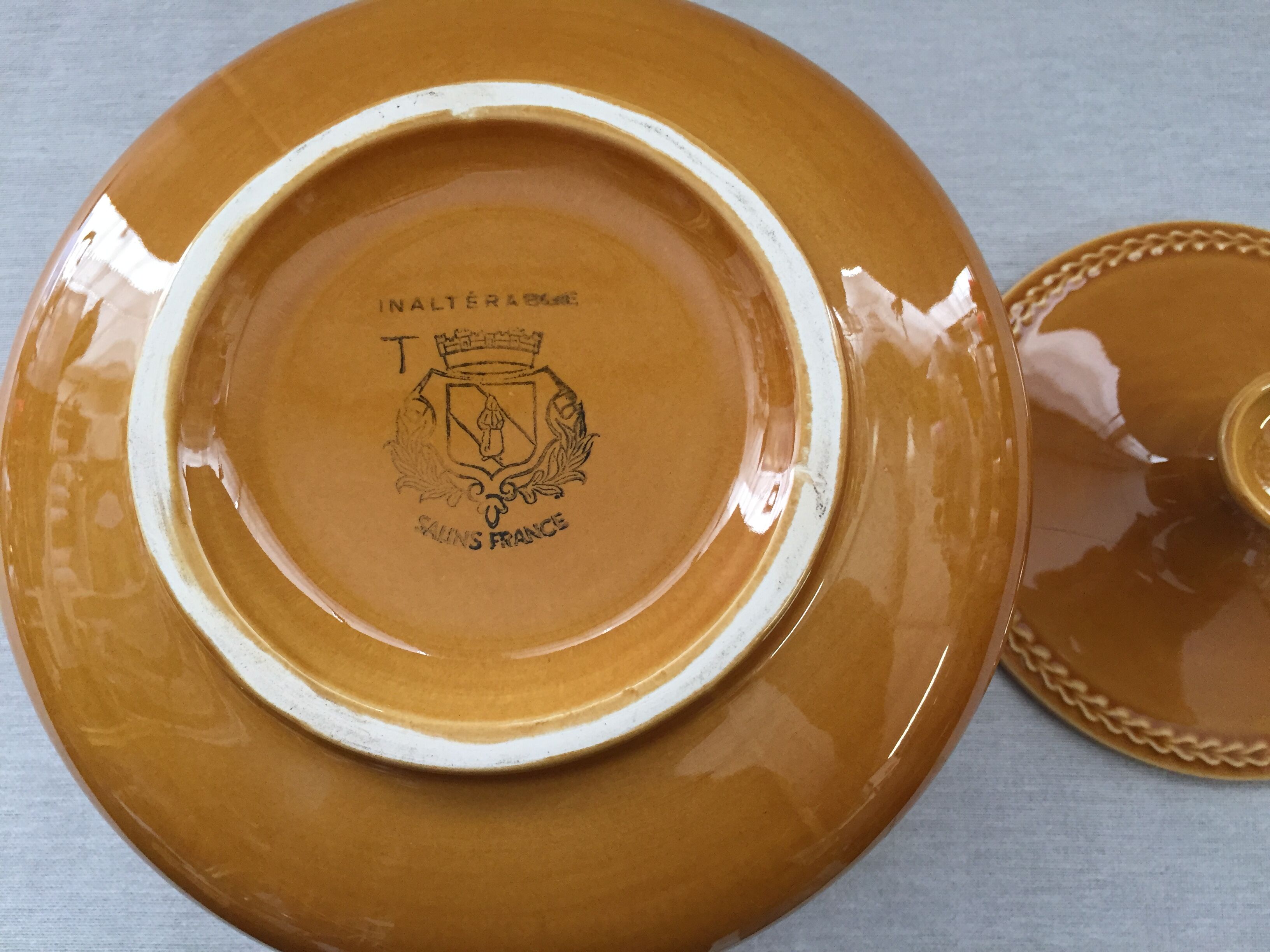 Former pot pot earthenware of the capuchins salins-les-bains abbey jura